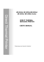 4BARCODE Technology 4B-2044A Series User Manual preview
