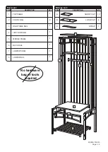 Предварительный просмотр 3 страницы 4D Concepts Boltzero Entry Hall Bench 159313 Manual