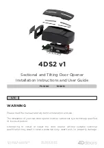 Предварительный просмотр 3 страницы 4Ddoors 4DS2 v1 Installation Instructions And User Manual