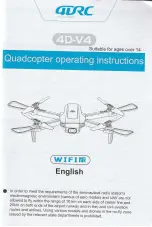 4DRC 4D-V4 Operating Instructions Manual предпросмотр