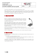 Preview for 3 page of 4EVAC 4E-CMT Installation And User Manual