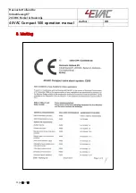 Preview for 13 page of 4EVAC C500/1 Operation Manual