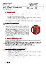 Preview for 4 page of 4EVAC Compact 500 Quick Manual