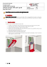 Preview for 6 page of 4EVAC Compact 500 Quick Manual