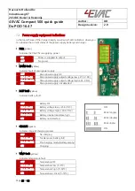 Preview for 25 page of 4EVAC Compact 500 Quick Manual
