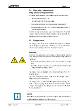 Предварительный просмотр 9 страницы 4F Maschinentechnik LIMPAR Akku 26 Operating Manual