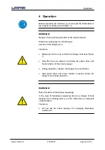 Предварительный просмотр 23 страницы 4F Maschinentechnik LIMPAR Akku 26 Operating Manual