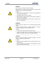 Предварительный просмотр 24 страницы 4F Maschinentechnik LIMPAR Akku 26 Operating Manual