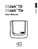 Preview for 1 page of 4G Systems XSJack T3e User Manual