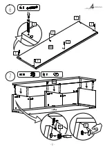 Preview for 8 page of 4HOUSE DESIGN LAZIO 140 Assembly Instructions Manual