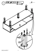 Preview for 12 page of 4HOUSE DESIGN LAZIO 140 Assembly Instructions Manual