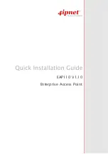 Предварительный просмотр 1 страницы 4IPNET EAP110 Quick Installation Manual