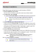 Preview for 8 page of 4IPNET HSG1250 Quick Installaion Manual