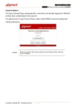 Preview for 19 page of 4IPNET HSG1250 Quick Installaion Manual