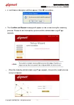 Preview for 14 page of 4IPNET HSG320 Quick Installation Manual