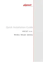 4IPNET HSG327 Quick Installation Manual preview