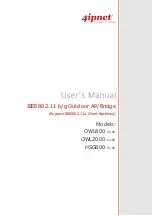 Предварительный просмотр 1 страницы 4IPNET HSG800 User Manual