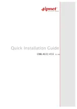 Предварительный просмотр 1 страницы 4IPNET OWL400 Quick Installation Manual