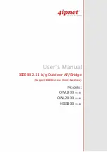 4IPNET OWL800 User Manual preview