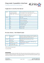 Preview for 2 page of 4Links Diagnostic SpaceWire Interface DSI-RG408 User Manual