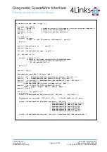 Preview for 60 page of 4Links Diagnostic SpaceWire Interface DSI-RG408 User Manual