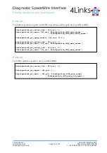 Preview for 70 page of 4Links Diagnostic SpaceWire Interface DSI-RG408 User Manual