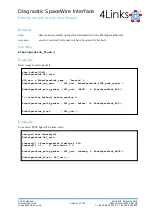 Preview for 72 page of 4Links Diagnostic SpaceWire Interface DSI-RG408 User Manual