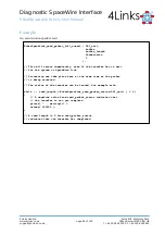 Preview for 94 page of 4Links Diagnostic SpaceWire Interface DSI-RG408 User Manual