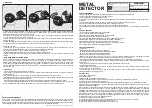 4M Science In Action/Metal Detector Manual preview