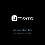 Preview for 1 page of 4MOMS Cleanwater Tub Instruction Manual