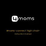 4MOMS connect high chair Instruction Manual preview