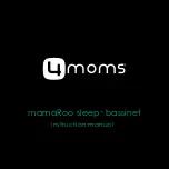 Preview for 1 page of 4MOMS mamaRoo sleep Instruction Manual