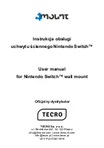 4mount Nintendo Switch wall mount User Manual preview