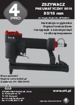 Preview for 1 page of 4PRO 4PRO8016 Original Instructions Manual