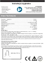 Preview for 2 page of 4PRO 4PRO8016 Original Instructions Manual