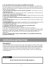 Preview for 11 page of 4PRO 4PRO8016 Original Instructions Manual