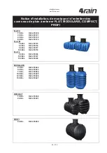 Preview for 52 page of 4rain FLAT Installation/Assembly And Maintenance Instructions