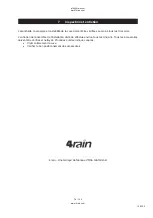 Preview for 76 page of 4rain FLAT Installation/Assembly And Maintenance Instructions