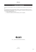 Preview for 101 page of 4rain FLAT Installation/Assembly And Maintenance Instructions