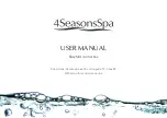 4SeasonSpa Anna 33 User Manual preview