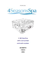 Preview for 1 page of 4SeasonSpa AUGUSTA Manual