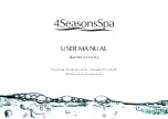 Preview for 1 page of 4SeasonSpa Savannah User Manual