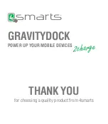 Предварительный просмотр 2 страницы 4smarts GRAVITYDOCK Quick Start Manual