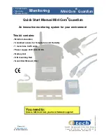 Предварительный просмотр 1 страницы 4tech MiniCom Guardian Quick Start Manual