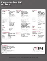 Preview for 2 page of 4xem 4X-IP7151 Specifications