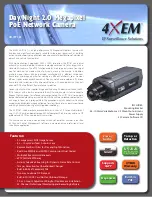 Preview for 1 page of 4xem 4X-IP7161 Specifications