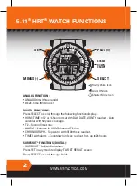 Предварительный просмотр 4 страницы 5.11 Tactical SURESHOT HRT Manual