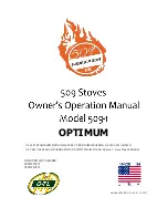 Preview for 1 page of 509 Fabrication 509-1 OPTIMUM Owner'S Operation Manual