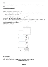 Предварительный просмотр 2 страницы 510 DESIGN 5DS153-0030 Assembly Instructions