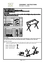 510 DESIGN Laurel Assembly Instructions preview